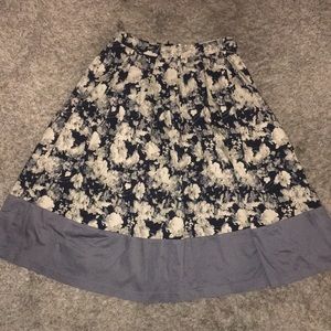 Moon brand floral print skirt